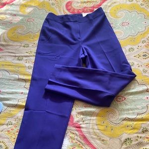 Ann Taylor Royal Blue Slim Fit Ankle Pants